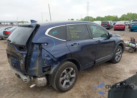 2019 Honda Cr-V Ex-L из США, поврежденный, VIN 5J6RW2H89KA000971